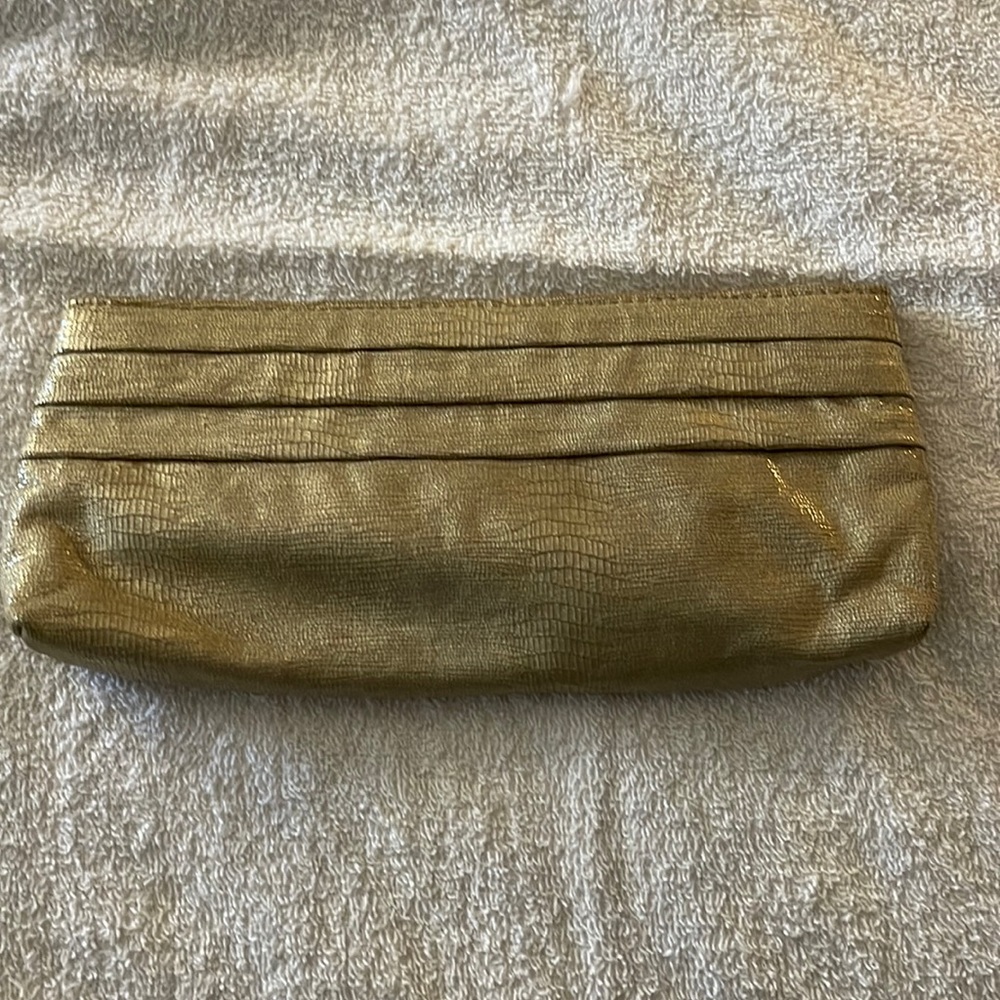 Lauren Merkin Gold Clutch